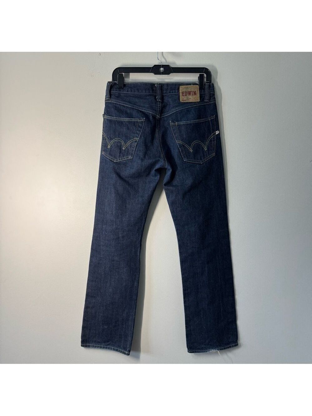 Edwin Japan Dark Blue Straight Fit Jeans 30 - Picture 3 of 11